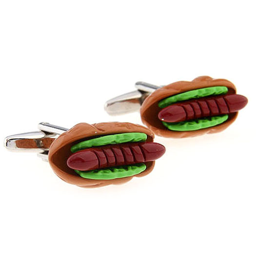 Enamel Hotdog Cufflinks.jpg